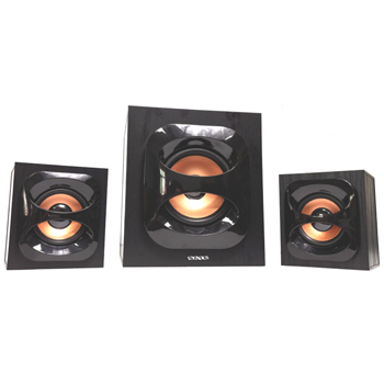 BT Wireless Connection & AUX WOODEN SPEAKERS