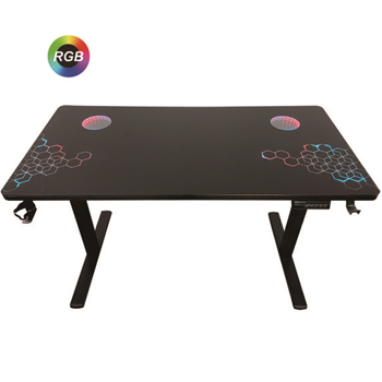 GLASS TABLETOP ELECTRICAL STANDING DESK