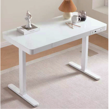 GLASS TABLETOP ELECTRICAL STANDING DESK