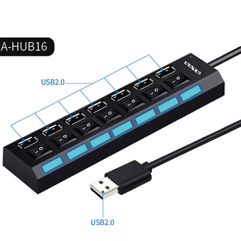 USB 2.0 HUB 7 PORTS