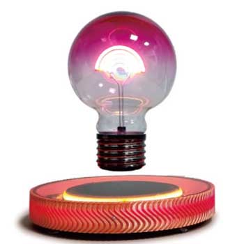 Magnetic Suspension Rainbow Light Bulbs