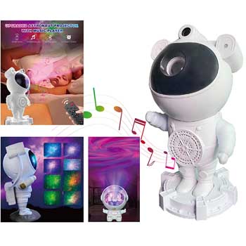 Astronaut Star Projector Light With Music Player